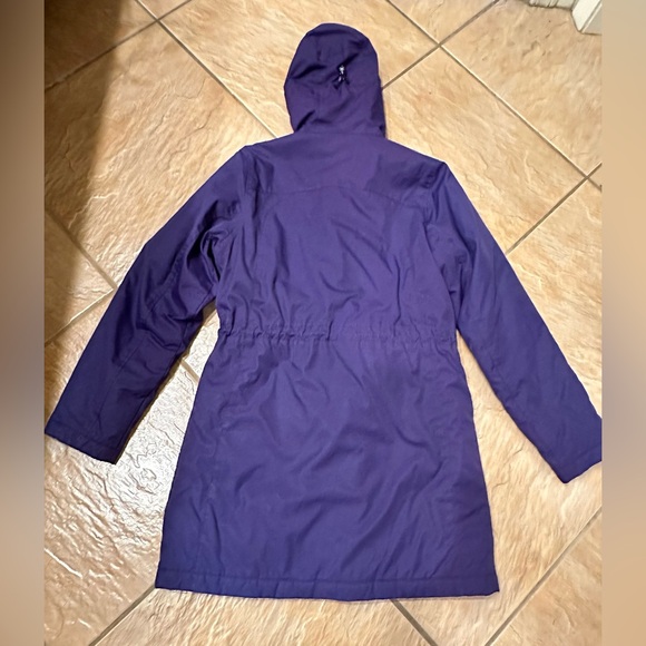 🎉HP!🎉 LL Bean Winter Warmer Jacket Size XS Purple Fleece Lined Hooded Full Zip - Picture 10 of 14